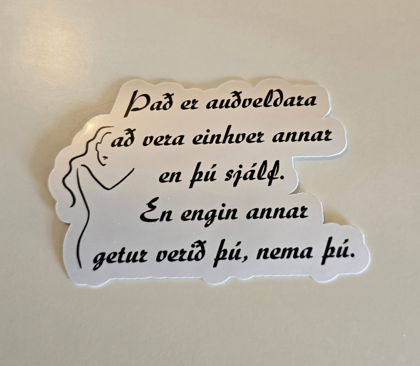 Auðveldara að vera annar ...