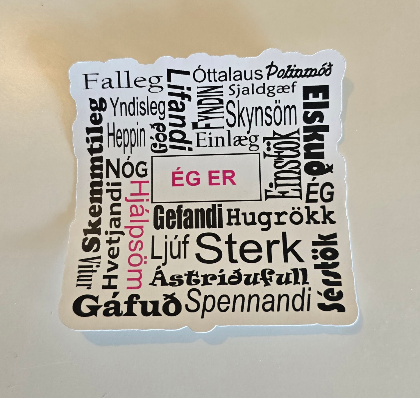 Ég er ... orð