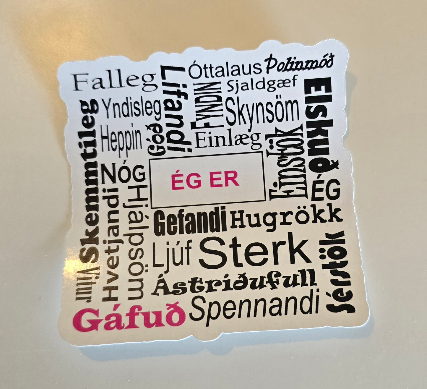 Ég er ... orð