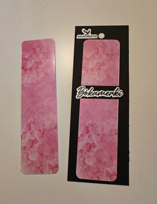 Bleikt m/blikum sakura blóm Bókamerki